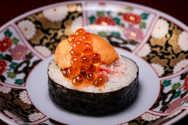 blu koi 大腹蟹肉太卷。