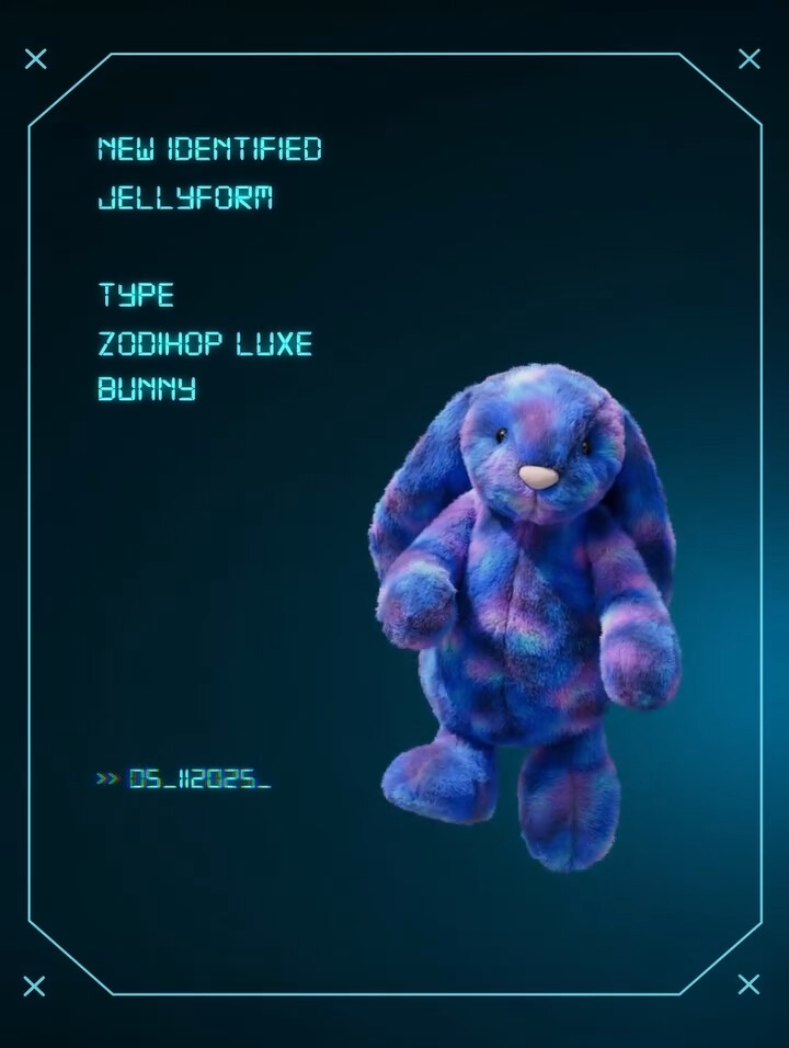 Jellycat首尔限时快闪店的Zodihop Luxe Bunny(图片来源/Jellycat官网) Jellycat首尔限时快闪店的Zodihop Luxe Bunny(图片来源/Jellycat官网)