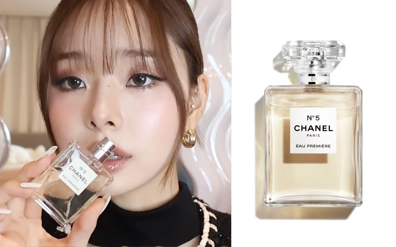 Photo/ 翻攝 YouTube @THE 프리지아、香奈兒N°5低調奢華版香水,100ml NT6,900 Photo/ 翻攝 YouTube @THE 프리지아、香奈兒N°5低調奢華版香水,100ml NT6,900