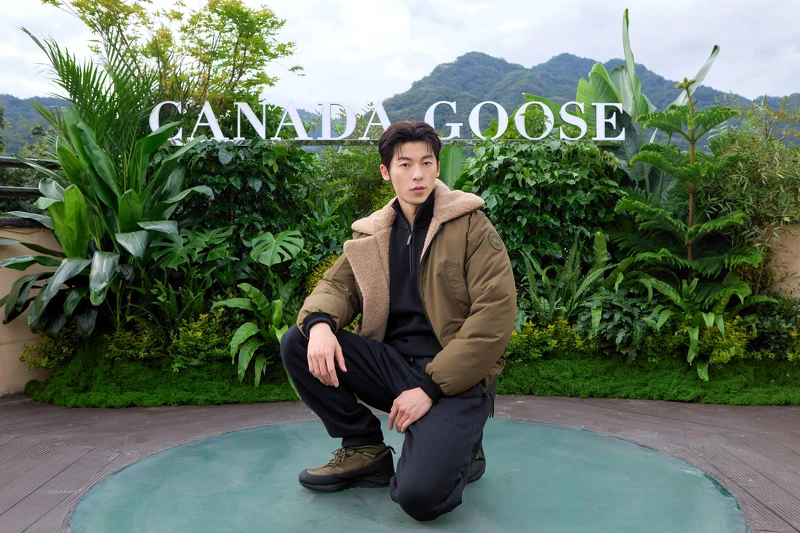 Canada Goose全球大使許光漢現身成都青城山活動現場。 Canada Goose全球大使許光漢現身成都青城山活動現場。