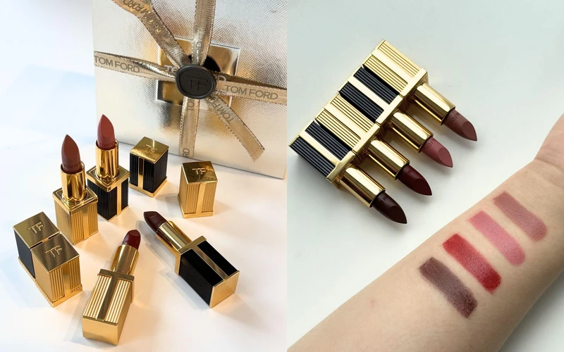 TOM FORD 極致奢華設計師唇膏，唇膏殼 NT$4,700 、唇膏蕊心 NT$1,100