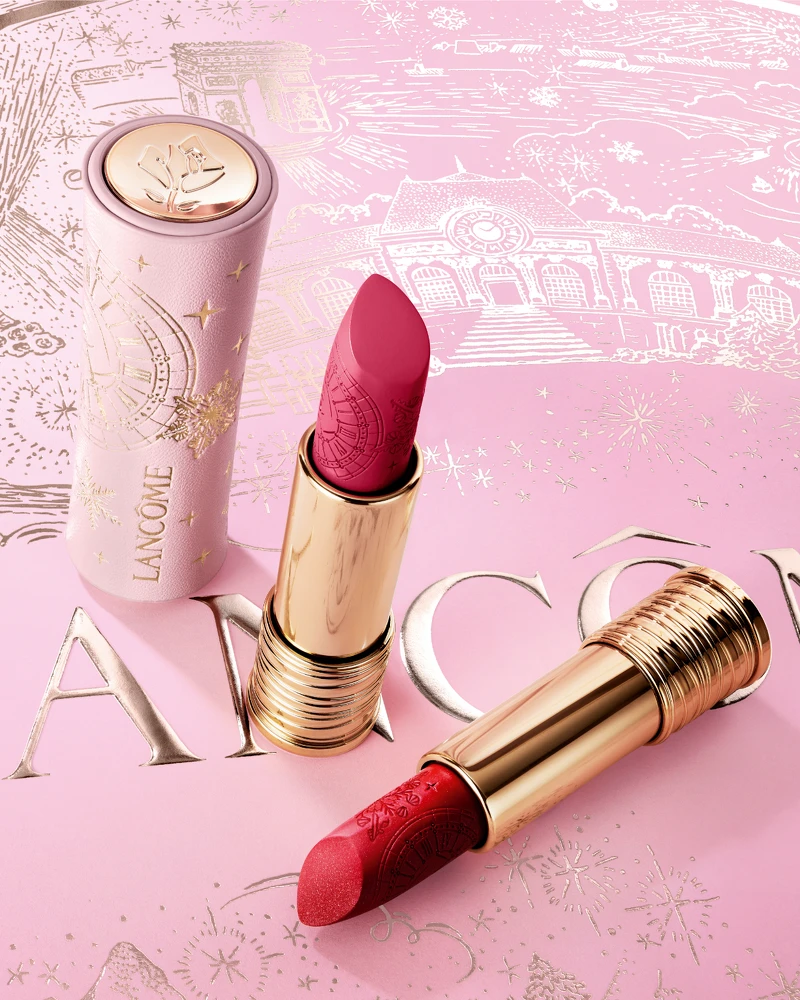 蘭蔻 2025冬日聖誕限量系列：絕對完美唇膏 絲絨霧感限定包裝，NT1,150