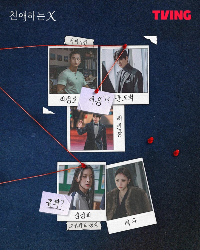 大明星許仁康(中)由黃寅燁飾演、大明星蕾娜(右下)由李烈音飾演、富二代黃宗玄(右上),將和白雅珍有重要對手戲 大明星許仁康(中)由黃寅燁飾演、大明星蕾娜(右下)由李烈音飾演、富二代黃宗玄(右上),將和白雅珍有重要對手戲