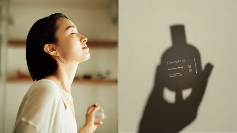 SINN PURETÉ心樸優Mindful Fragrance無酒精正念香氛系列形象圖。 SINN PURETÉ心樸優Mindful Fragrance無酒精正念香氛系列形象圖。