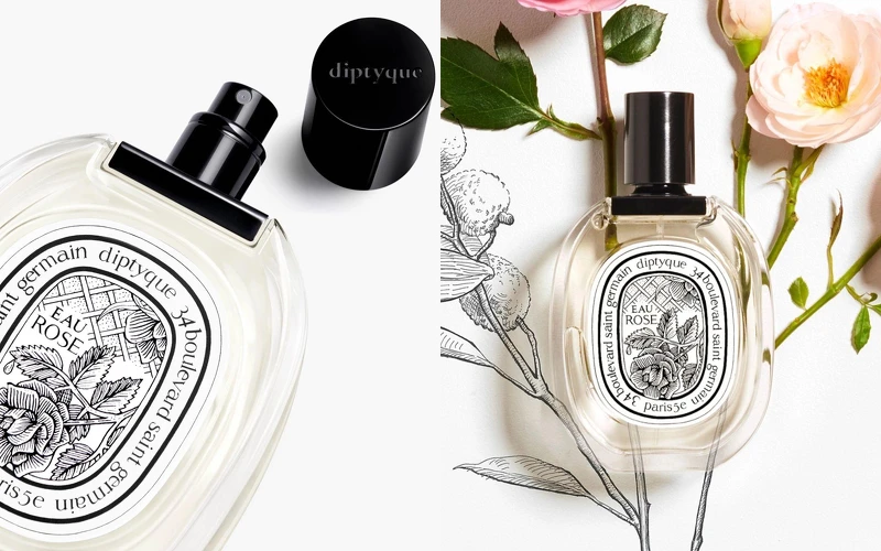 Diptyque Eau Rose 玫瑰之水淡香水，50ml NT4,000、100ml NT5,500