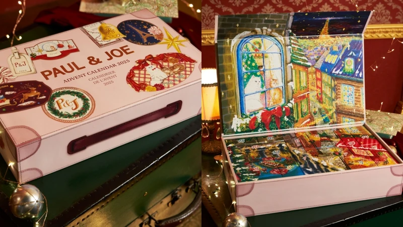 PAUL & JOE 2025 巴黎假期倒數月曆,NT9,270 PAUL & JOE 2025 巴黎假期倒數月曆,NT9,270