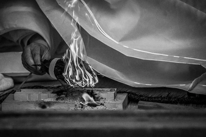 2023, Sacred fire © Yasumichi Morita