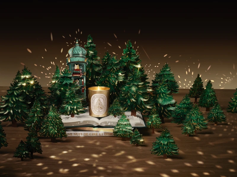 DIPTYQUE 2025聖誕限量蠟燭-冷杉70g，NT1,650、190g，NT2,750