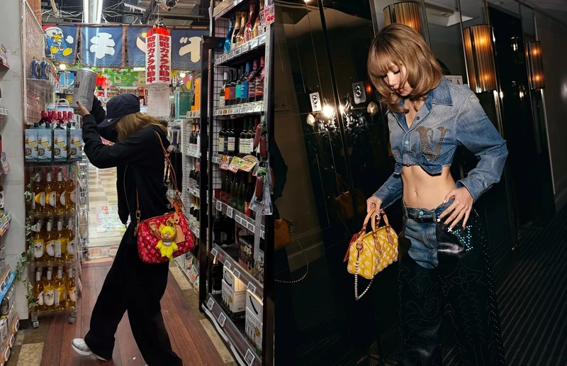 近期Lisa背上身的Speedy P9 25 紅色款及特殊訂製款手袋，火速成為時尚迷的入手目標。