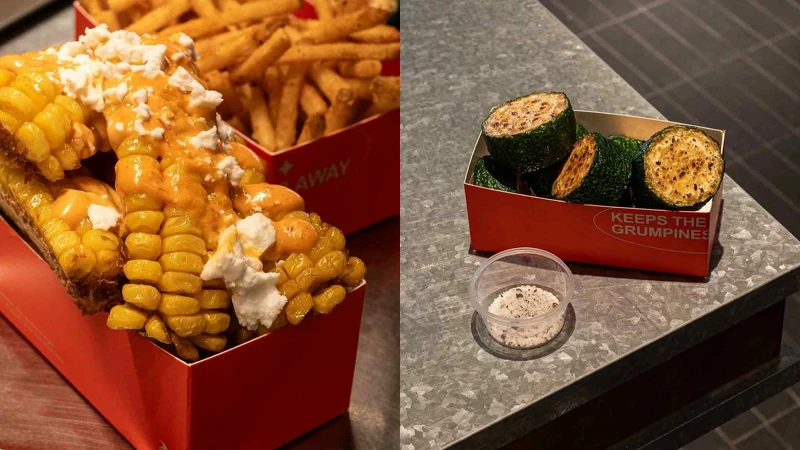 Burnt Burger Social Club「烤番麥」、「厚切櫛瓜」也是人氣品項 Photo / IG@burnt_burger_social_club Burnt Burger Social Club「烤番麥」、「厚切櫛瓜」也是人氣品項 Photo / IG@burnt_burger_social_club