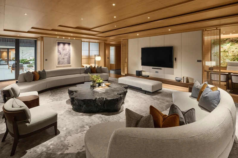 115坪「總統套房」。 115坪「總統套房」。