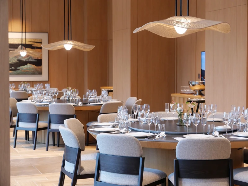 粵菜餐廳空間。 粵菜餐廳空間。