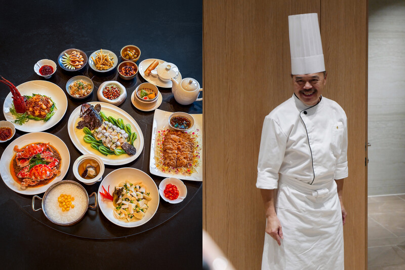 行政主廚盧偉強。 行政主廚盧偉強。