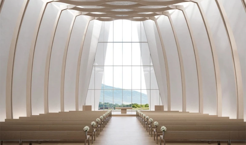 別館的「泉曦教堂」。 別館的「泉曦教堂」。