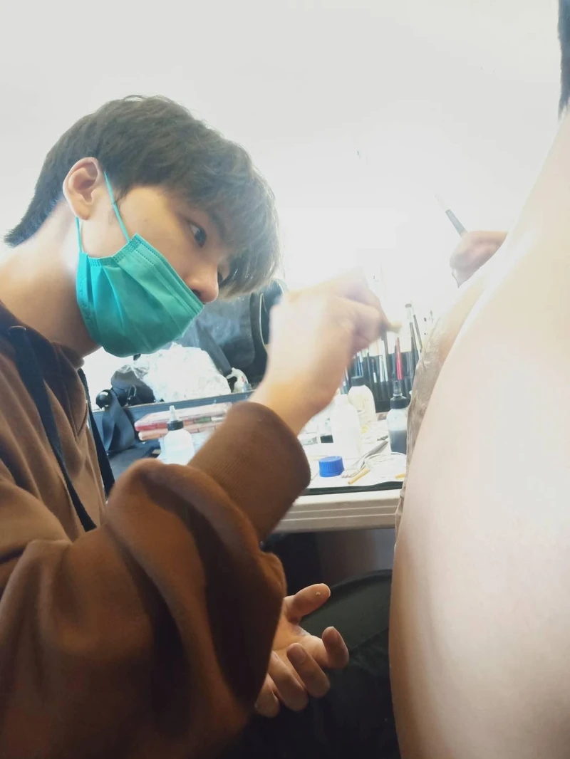 特效化妝儲旭工作照 特效化妝儲旭工作照