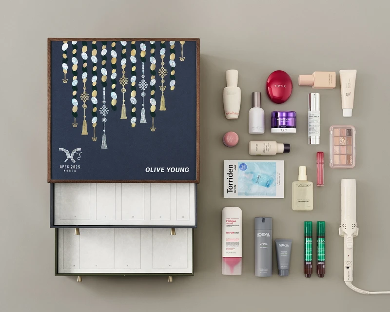 2025年APEC送給會員國的K-Beauty禮盒(Photo/Olive Young官網)。 2025年APEC送給會員國的K-Beauty禮盒(Photo/Olive Young官網)。