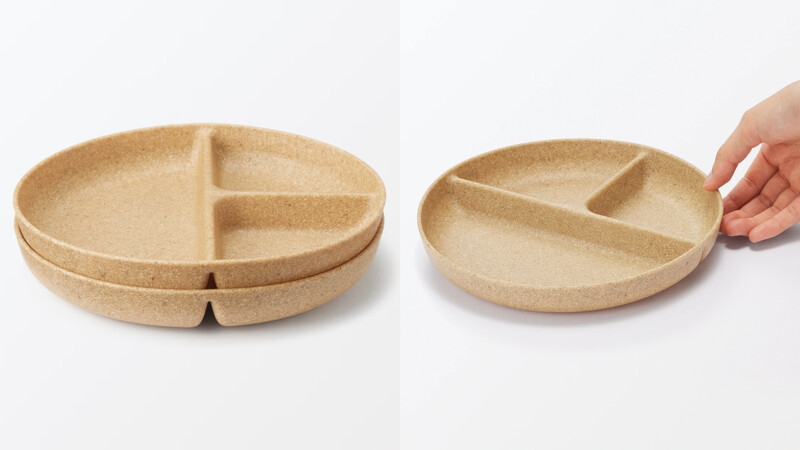 无印良品人气好物:棕榈叶製微波炉用三格餐盘 无印良品人气好物:棕榈叶製微波炉用三格餐盘