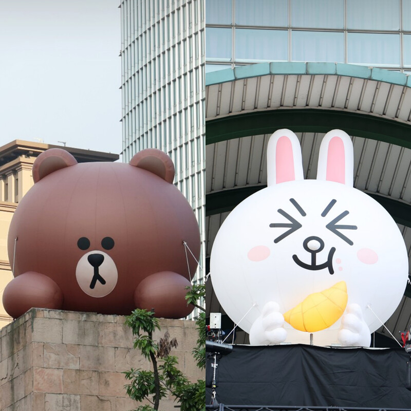 2025新北耶誕城 耶誕萌友-熊大、兔兔 2025新北耶誕城 耶誕萌友-熊大、兔兔