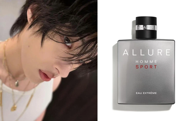 ATEEZ 旼琦 同款香水:香奈兒ALLURE男性運動香水,100ml NT5,300 ATEEZ 旼琦 同款香水:香奈兒ALLURE男性運動香水,100ml NT5,300