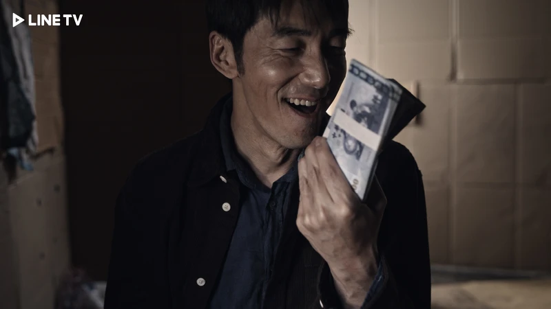 《黑白盒子》李李仁曾是人生勝利組，卻一時貪念投資失利。（圖／LINE TV提供）