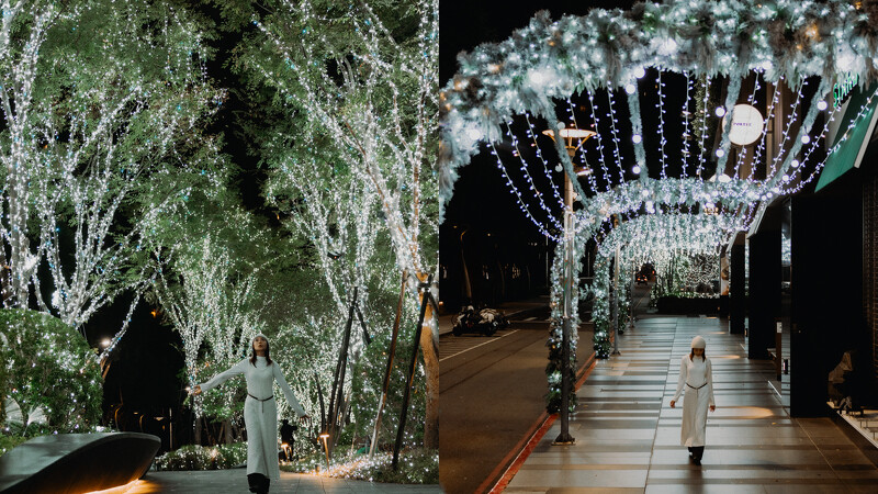 2025勤美草悟聖誕村打造250米「光之道」