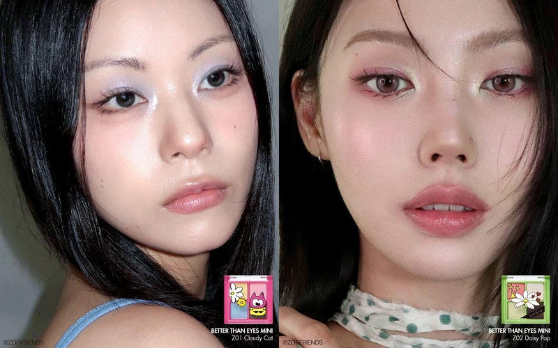 rom&nd × ZO&FRIENDS 勝過眼皮眼影迷你盤