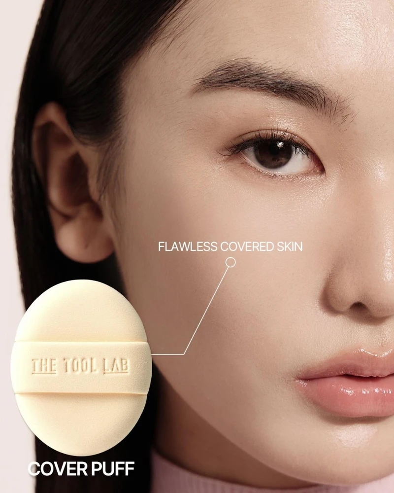 THE TOOL LAB粉撲，Cover 超持妝遮瑕款