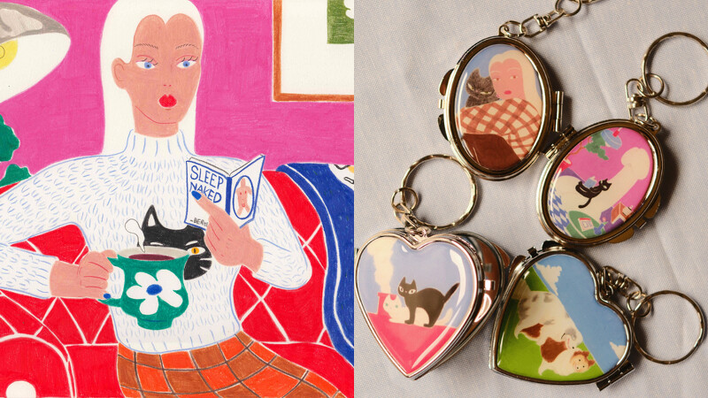 台中插畫家 Beryl:女性視角融合黑色幽默,將帶新作於市集亮相。 台中插畫家 Beryl:女性視角融合黑色幽默,將帶新作於市集亮相。