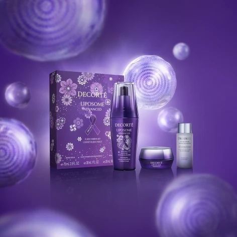 黛珂超微導全能修護紫絲帶限定組(極酵全能版)，內含超微導全能修護精粹75mL、超微導全能修護霜20g、極酵全修護晶淬30mL，NT4,300