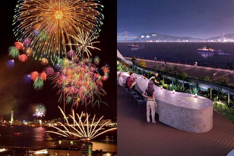 夏天入住還有機會看到知名的「関門海峡花火大会」。