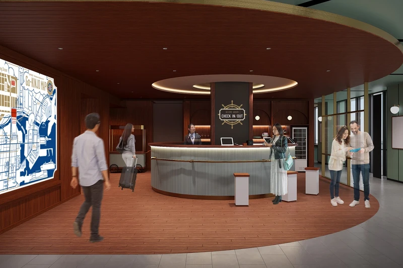 「OMO Base」公共空間。