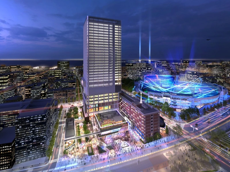 以日本近代建築大師村野東鄉所設計的「舊橫濱市政廳行政棟」改建而成。