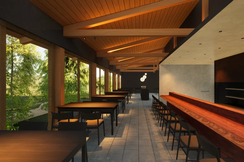 「界 草津」餐廳空間。