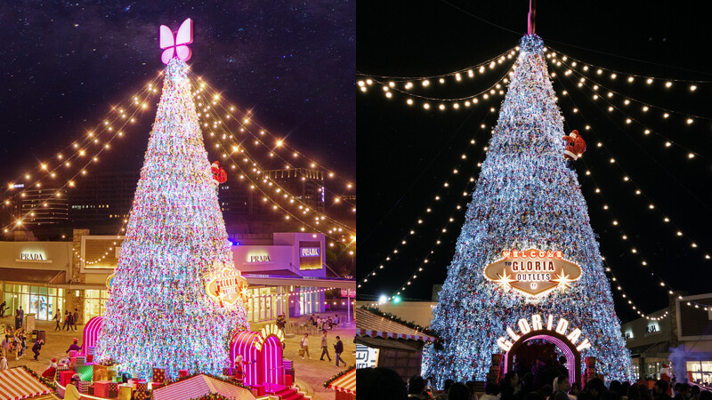 華泰名品城「20米飄雪穿越聖誕樹」 華泰名品城「20米飄雪穿越聖誕樹」