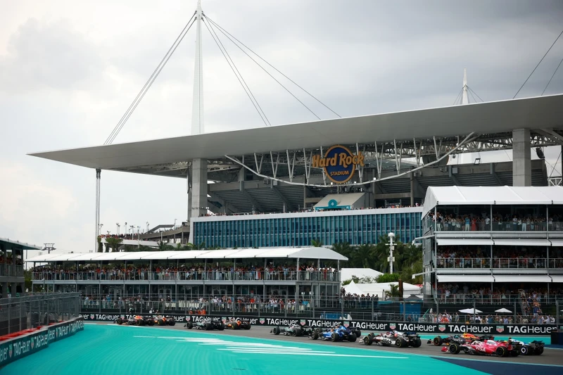 邁阿密大獎賽現場。