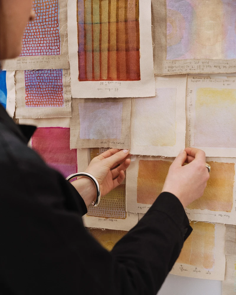 美國藝術家 Jessica Cannon創作過程。© Joe Perri。