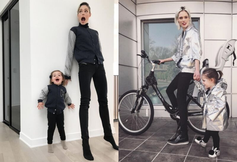 Coco Rocha 與女兒 Ioni James 親子裝穿搭 Coco Rocha 與女兒 Ioni James 親子裝穿搭