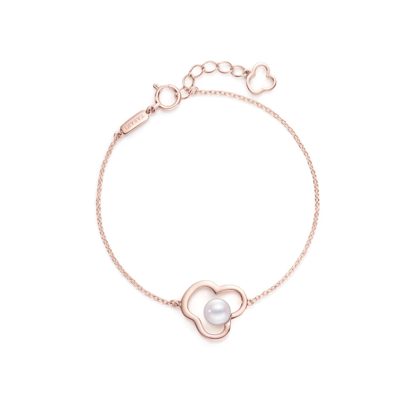 新品 - TASAKI chants 阿古屋珍珠& 18櫻花金手鏈NT$67,500