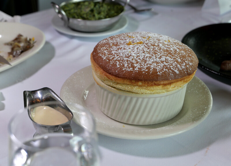甜點：干邑橙酒舒芙蕾（photo: Lynn）