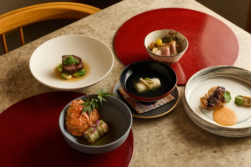 「冬季菜單」菜色。 「冬季菜單」菜色。