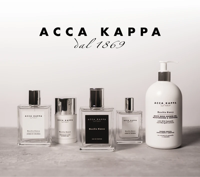 Acca Kappa白麝香全系列。 Acca Kappa白麝香全系列。