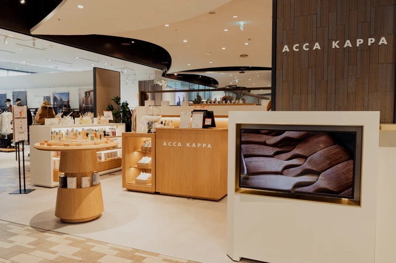 ACCA KAPPA誠品生活松菸店店景。 ACCA KAPPA誠品生活松菸店店景。