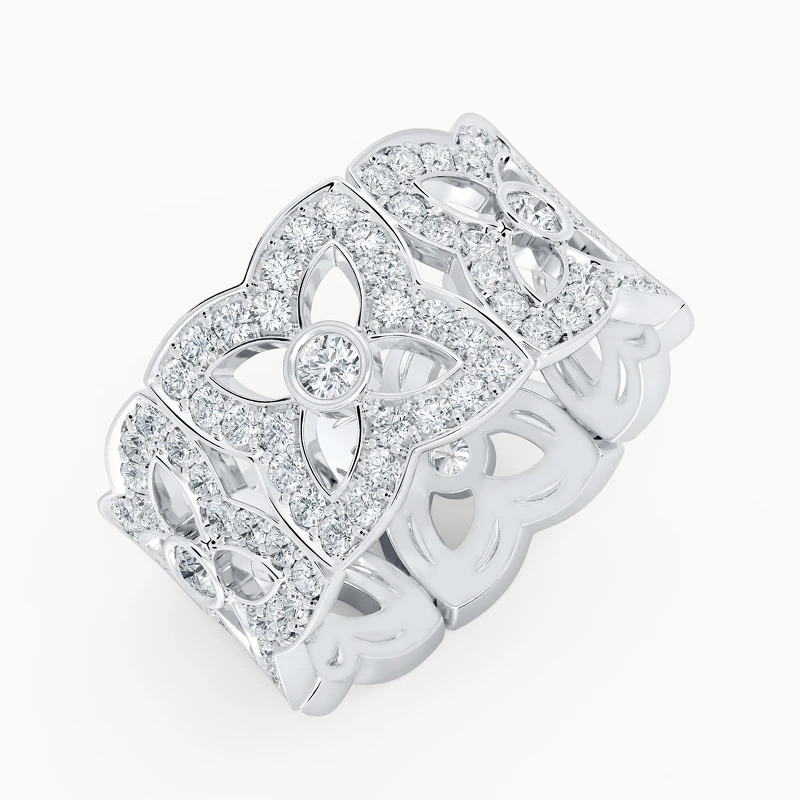 De Beers Enchanted Lotus Bloom 18K白金鑽石戒指_NT$ 356,000