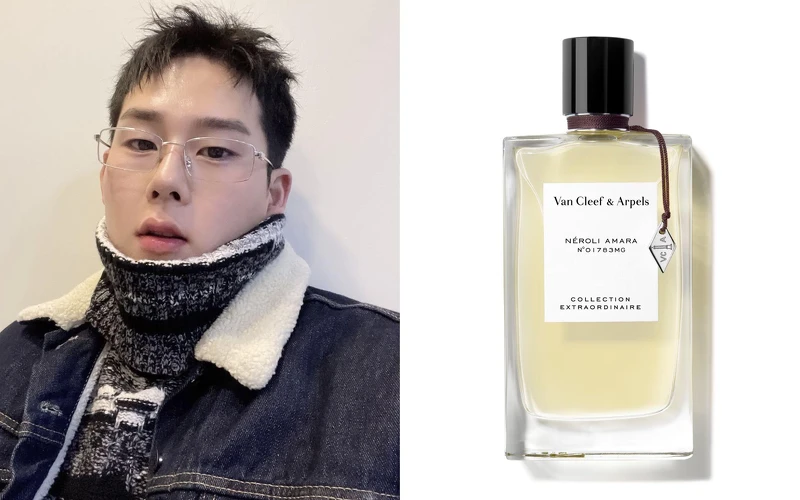 Photo/ IG @joohoneywalke，MONSTA X 周憲 私下愛用香氛：Van Cleef & Arpels Néroli Amara 香水