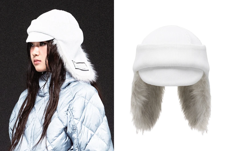 THE VINYL HOUSE遮耳帽 韓幣92000、約台幣1,950 THE VINYL HOUSE遮耳帽 韓幣92000、約台幣1,950