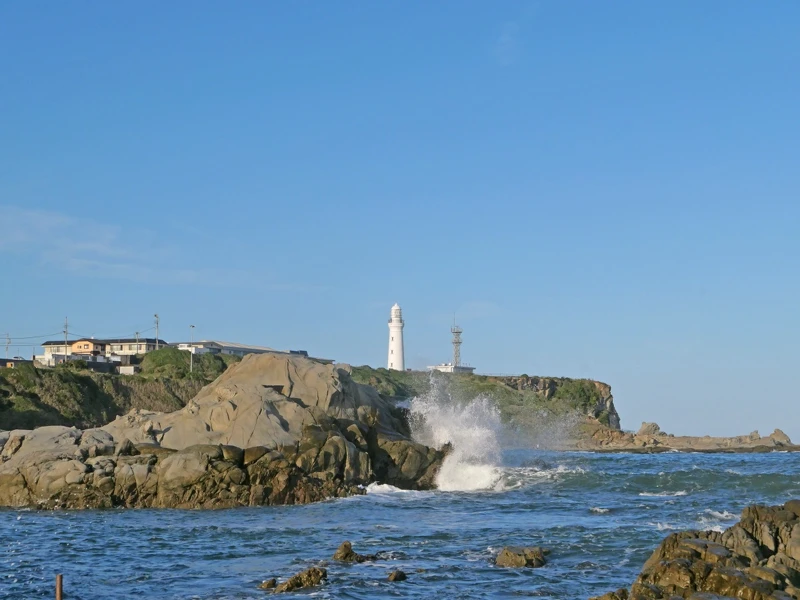 東映電影公司那段招牌片頭「荒磯に波」就是在這裡拍攝的。 東映電影公司那段招牌片頭「荒磯に波」就是在這裡拍攝的。