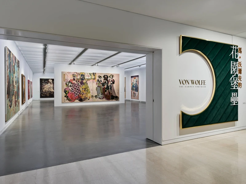 高美館《馮.沃爾夫的花園堡壘》展場一隅|Photo by Studio Millspace 高美館《馮.沃爾夫的花園堡壘》展場一隅|Photo by Studio Millspace