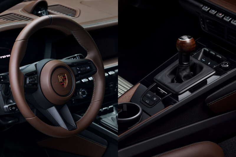 車內選用 Paldao 木紋。 車內選用 Paldao 木紋。