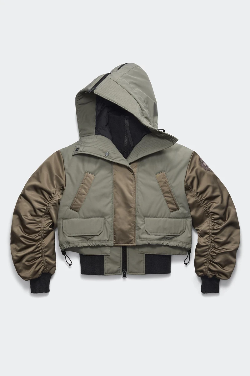 【Joy穿著款】【Canada Goose】Claremont 飛行員夾克-女款-鼠尾草綠色-$55,400 NTD 【Joy穿著款】【Canada Goose】Claremont 飛行員夾克-女款-鼠尾草綠色-$55,400 NTD