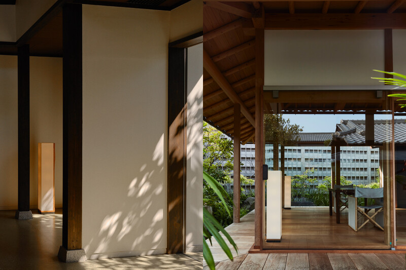 劉白與光影的拿捏造就了旅宿不同的氛圍。 劉白與光影的拿捏造就了旅宿不同的氛圍。